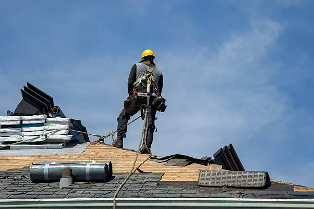 Professional Gutter Installation technician working in Clarksville, TN